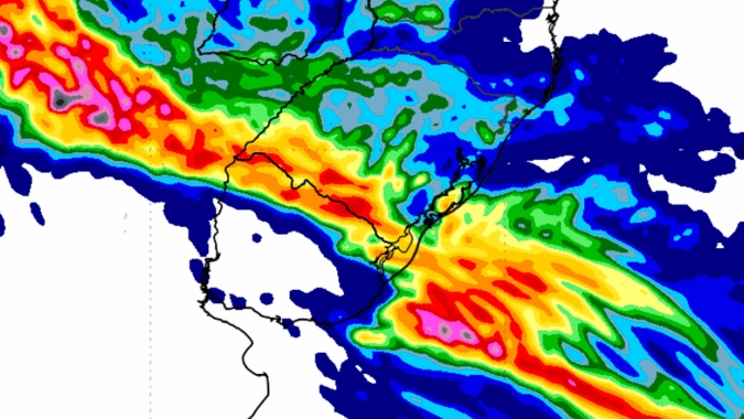 Chuvas volumosas retornam ao Rio Grande do Sul apenas na próxima semana, mas ainda de forma irregular