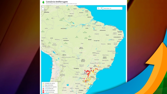 Ferrugem chegou mais cedo em 23/24 e nova mutação deve trazer resistência à outros defensivos