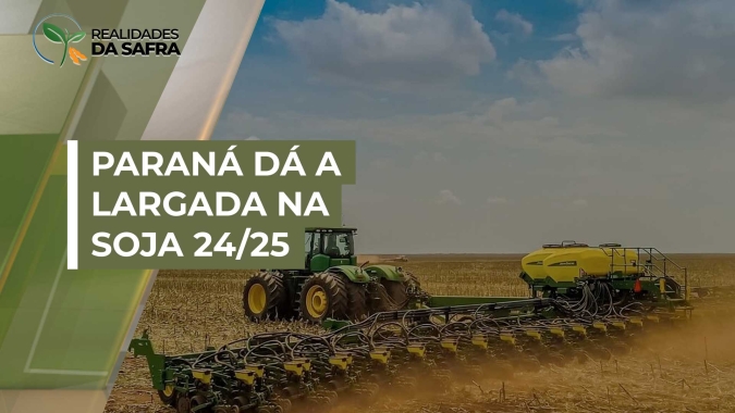 Plantio da soja começa do Paraná e Deral estima maior área da história
