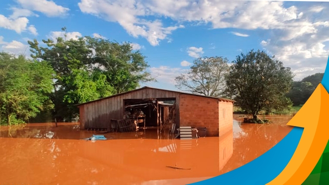 Lavouras de Santo Ângelo/RS escaparam dos danos, mas logística e infraestrutura da região foram afetadas pela chuva