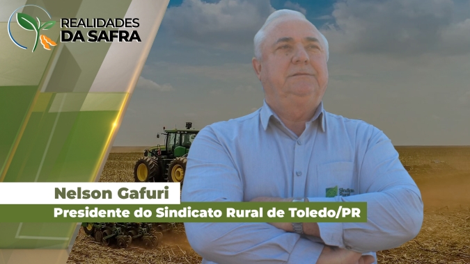 Plantio de soja em Toledo (PR) chega a 95% das áreas semeadas, segundo presidente do Sindicato Rural local