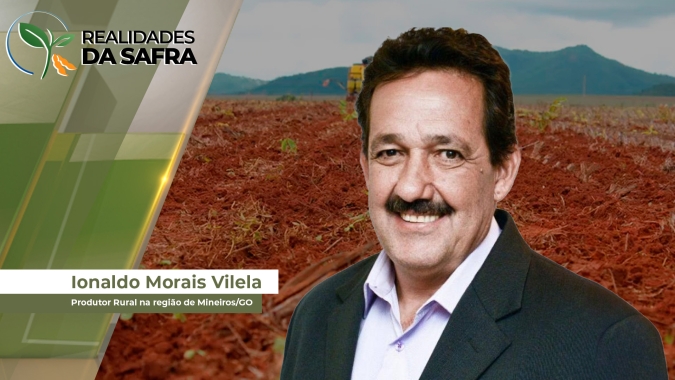 Mineiros/GO perto do fim do plantio da soja e esperando boas produtividades