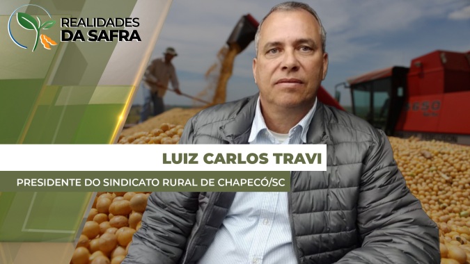Chapecó/SC espera chuva na semana que vem, mas já tem queda de 20% na produtividade da soja