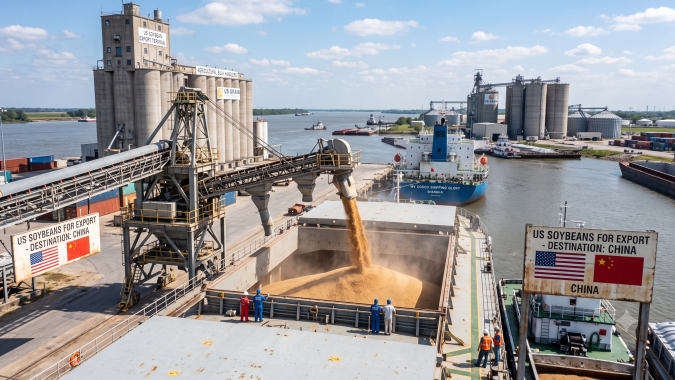 USDA confirma venda de 472 mil t de soja à China e movimento contribui para alta em Chicago