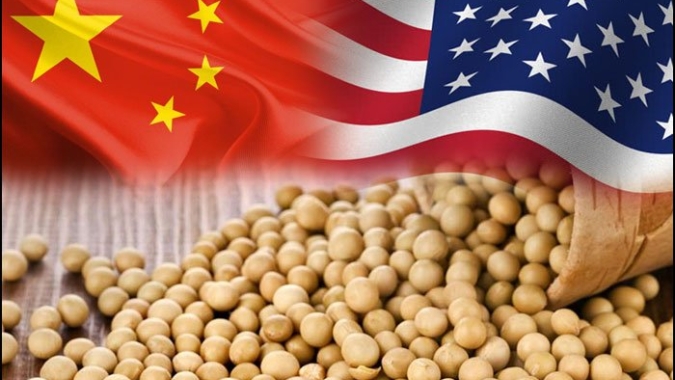 Soja e óleo disparam na Bolsa de Chicago nesta 2ª, após anúncio de corte de tarifas por China e EUA