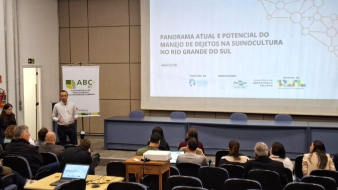 Suinocultura do RS tem potencial para ampliar biogás e reduzir até 255 mil toneladas de CO₂