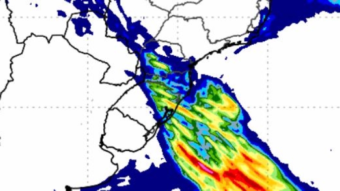 Semana começa com nova rodada de chuvas avança pelo Centro-Sul do Brasil; frio vem logo atrás