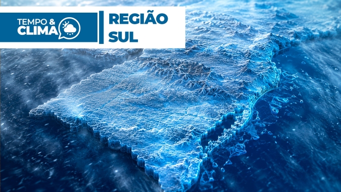 PREVISÃO DO TEMPO  PARA REGIÃO SUL  - 03-07-2026