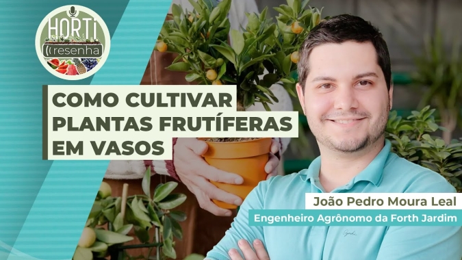 HORTI RESENHA #73 - Como cultivar plantas frutíferas em vasos