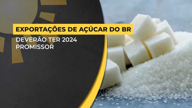 Mercado brasileiro do açúcar deve ter 2024 promissor