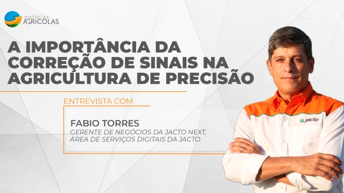 Correção do sinal de GPS traz precisão de 2,5 cm nas operações da máquinas agrícolas