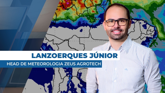 Nova frente fria começa a avançar pelo sul do país e volta a chover no RS ao longo da semana