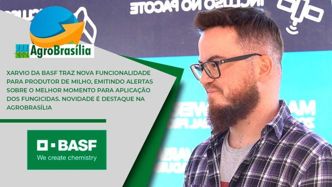 Xarvio da Basf traz nova funcionalidade para produtor de milho, emitindo alertas sobre o melhor momento para aplicação dos fungicidas
