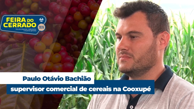 "Diversificação de culturas é uma forma de segurança e lucratividade ao produtor", explica supervisor da Cooxupé