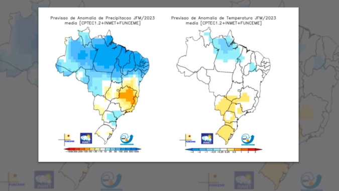 1º tri de 2023 será de chuvas abaixo da média no Centro-Sul com impacto para soja, milho e café, diz Inmet e INPE