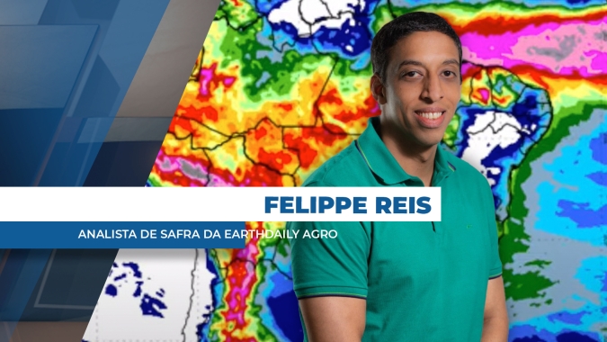 Corredor de chuvas traz riscos de temporais no centro-norte do país