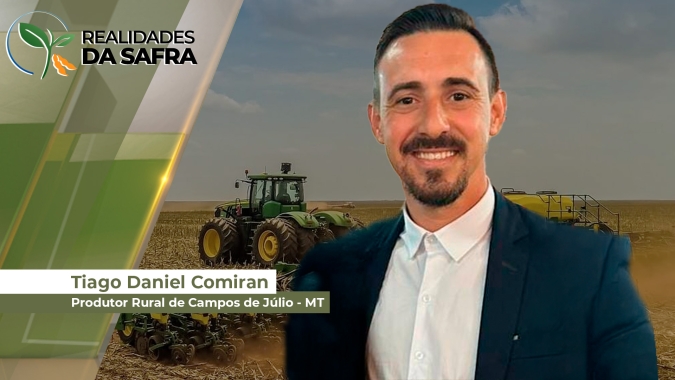 Cerca de 95% das áreas de soja já foram plantadas em Campos de Júlio (MT)