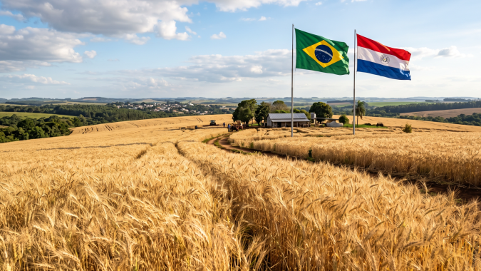Indústria do trigo e autoridades debatem gargalos de fronteira para destravar comércio entre Brasil e Paraguai