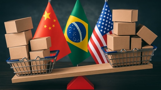 Tarifaço global impulsiona exportações brasileiras e desafia equilíbrio do comércio internacional, aponta Logcomex