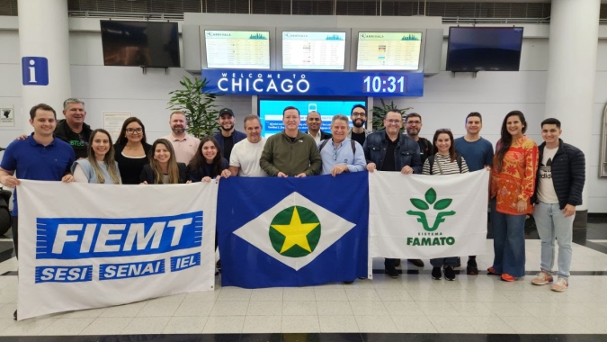Presidentes da Fiemt e Famato lideram missão tecnológica aos EUA visando o desenvolvimento da agroindústria de MT
