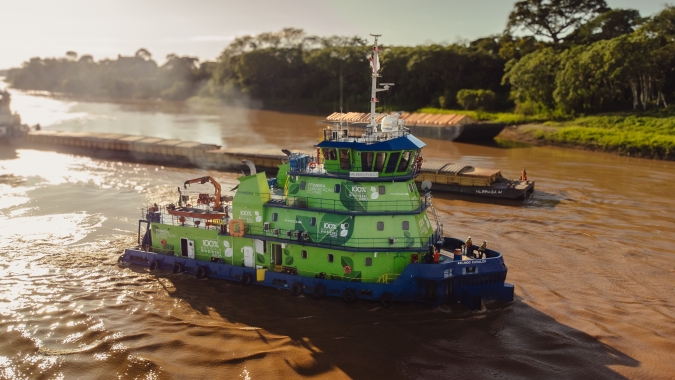 AMAGGI é pioneira no uso de B100 em embarcação fluvial