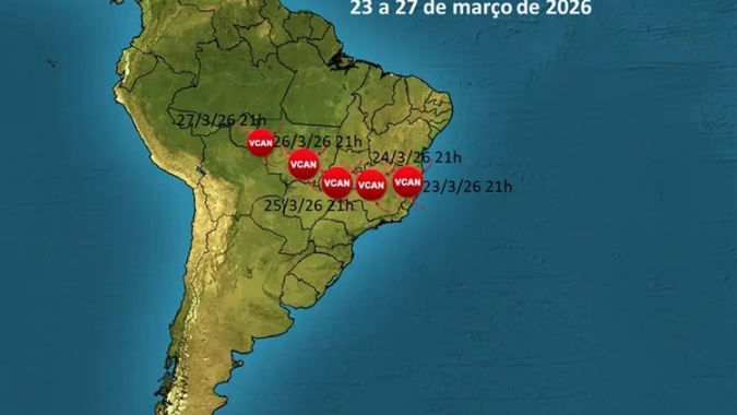 Climatempo: Chuva aumenta no Sudeste e no Centro-Oeste