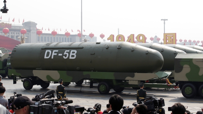 EUA estão preocupados com aumento de armas nucleares da China