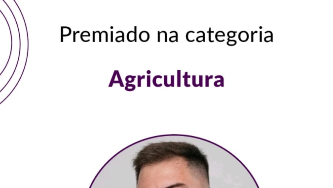 Aleksander Horta é premiado na categoria Agricultura do Especialistas 2025