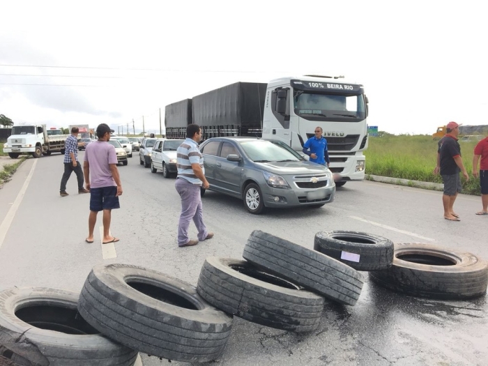 Greve dos Caminhoneiros em Campina Grande/PA - Foto: TV Paraíba