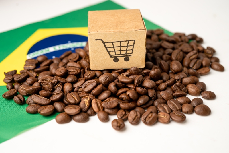 café - comercio - Brasil