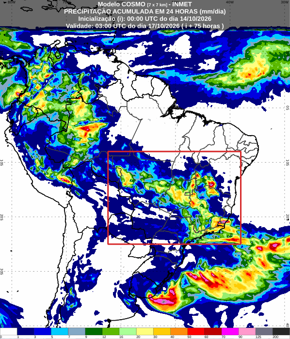 chuva sexta inmet