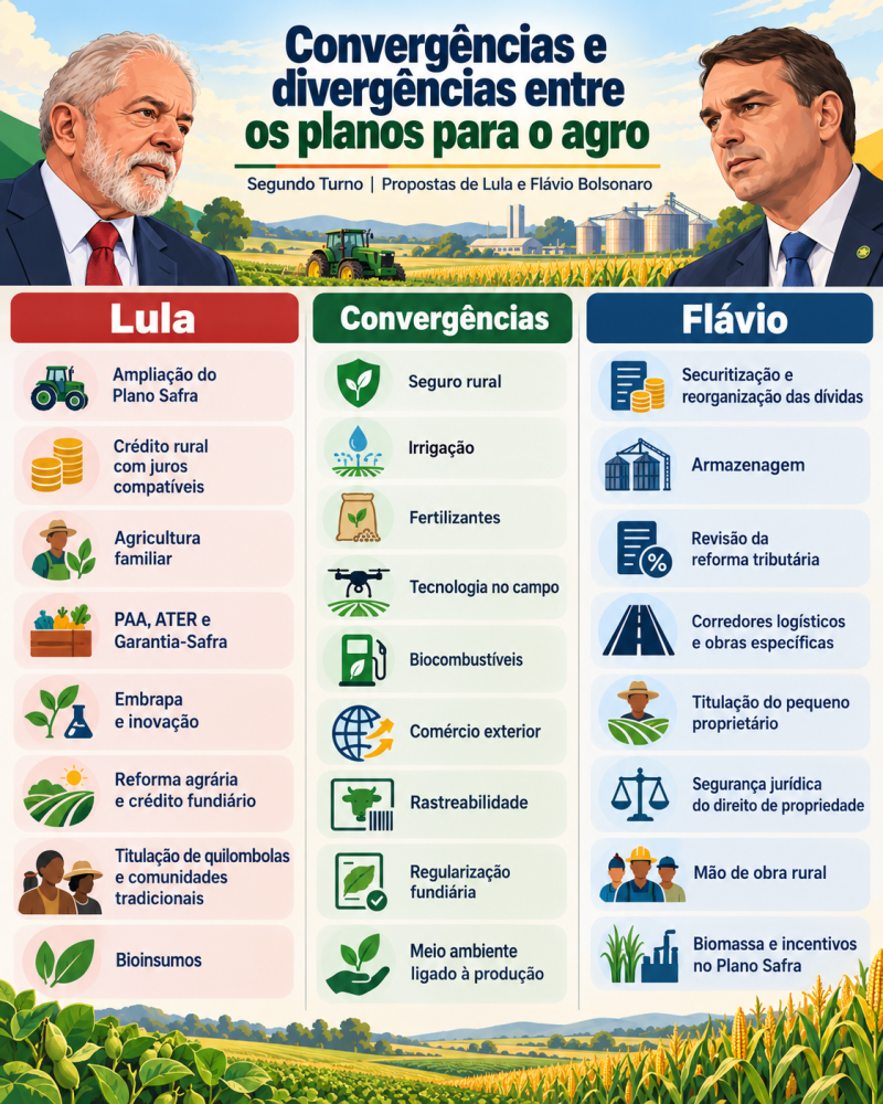 Convergências e divergências no agro
