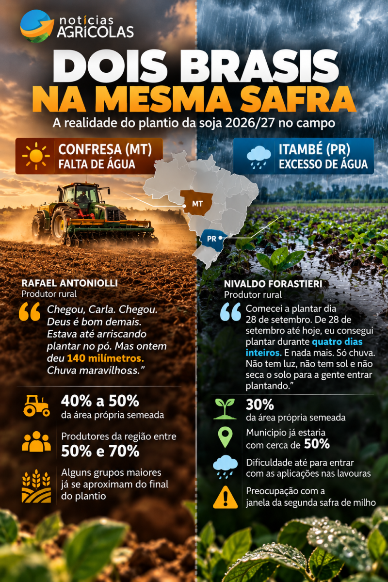 Dois Brasis na Mesma Safra
