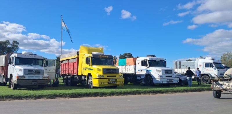 Greve de caminhoneiros na Argentina (1)