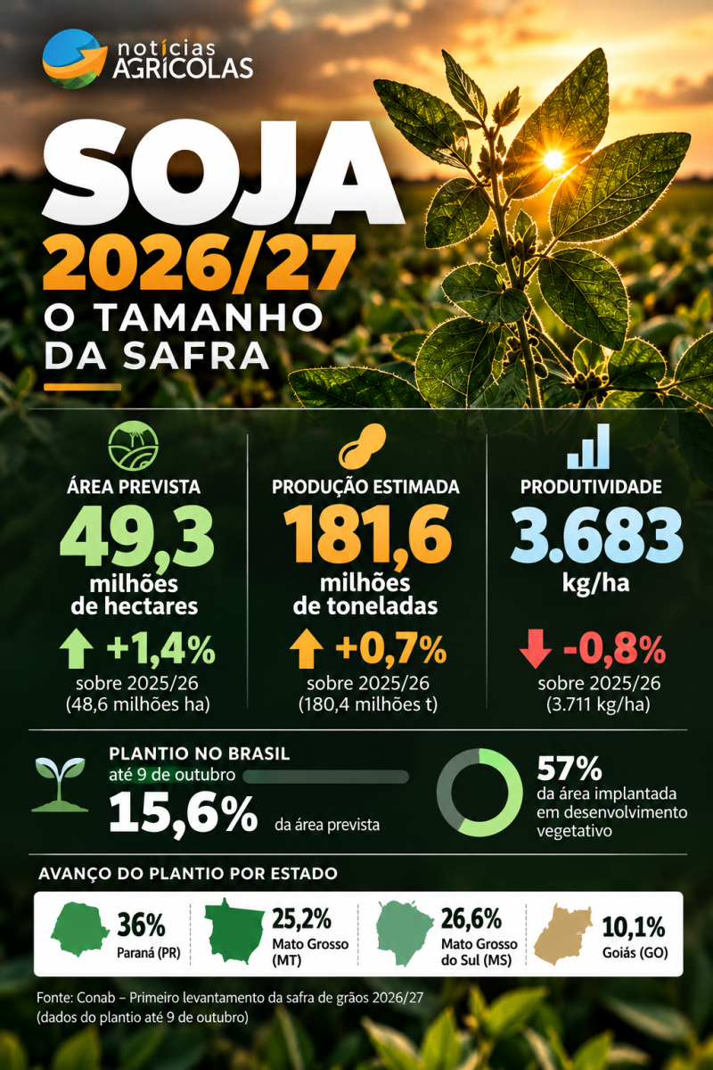 Infográfico da Safra de Soja 2026_27