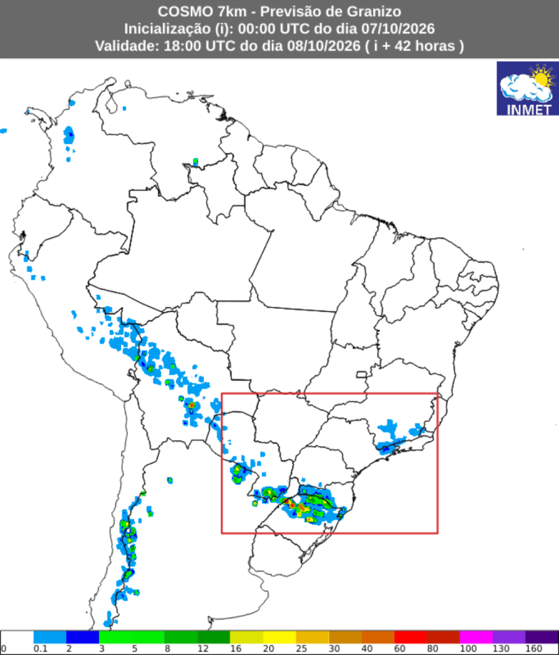 inmet granizo