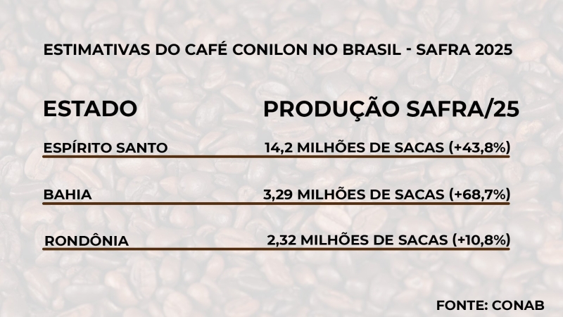 produção conilon conab
