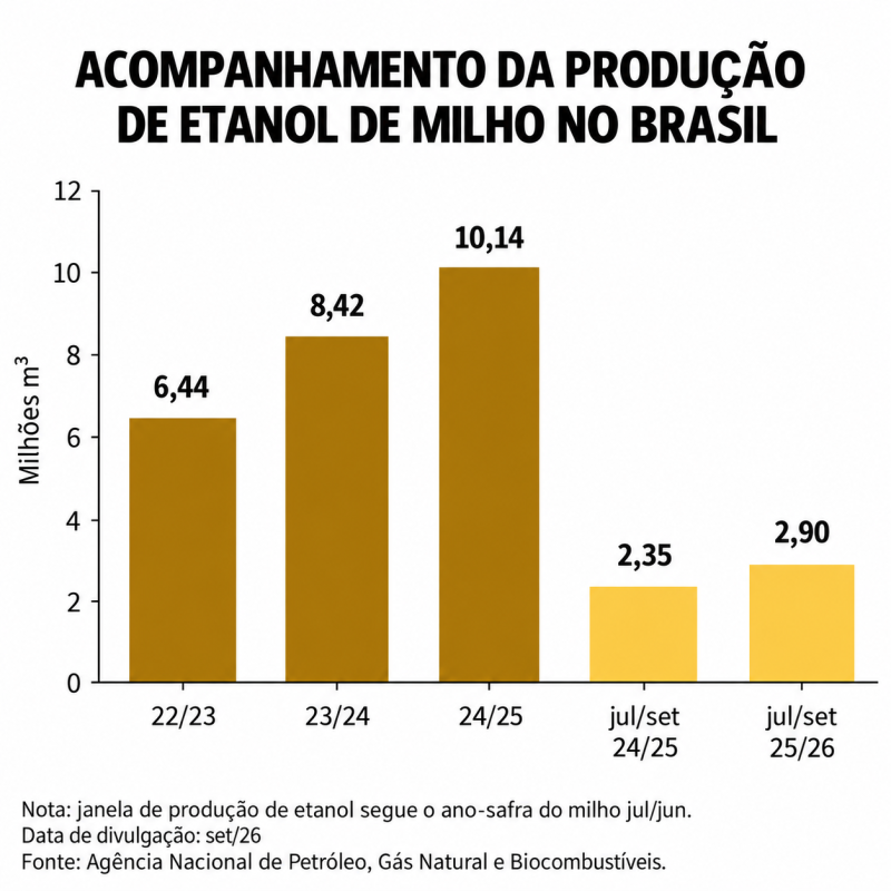 Produção de Etanol de Milho no Brasil